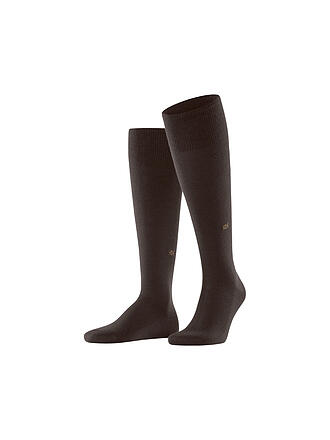 BURLINGTON | Calze da uomo LEEDS 40-46 marrone scuro