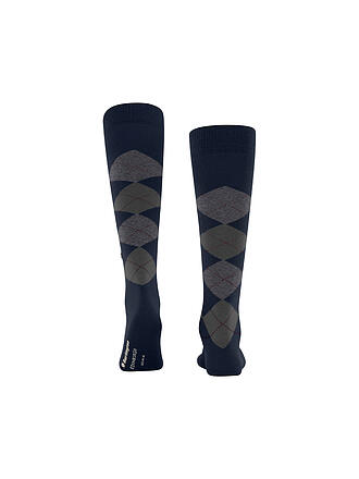 BURLINGTON | Calze da uomo EDINBURGH 40-46 blu navy