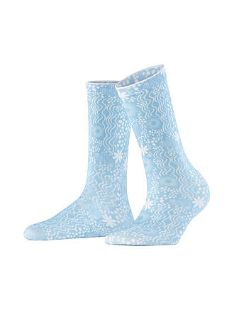 BURLINGTON | Calze da donna UNDERWATER 36-41 azzurro