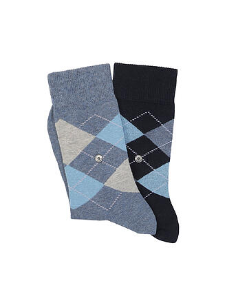 BURLINGTON | Calze da donna, confezione da 2, BASIC GIFT BOX 36-41 metal