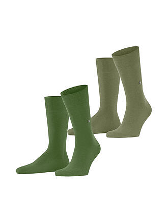BURLINGTON | Calze da uomo EVERYDAY confezione da 2. 40-46 cactus