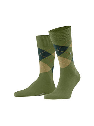BURLINGTON | Calzini da uomo EDINBURGH 40-46 giada