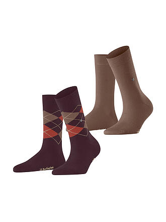 BURLINGTON | Calze da donna EVERYDAY confezione da 2 36-41 marroni