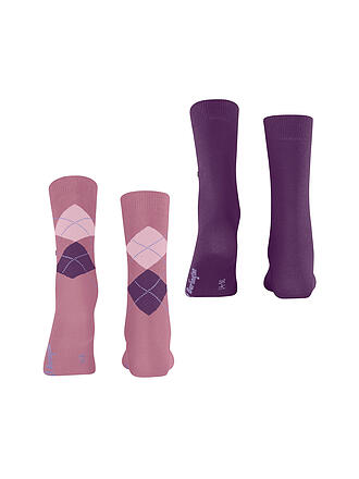 BURLINGTON | Calze da donna EVERYDAY confezione da 2 36-41 english rose