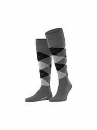 BURLINGTON | Calze al ginocchio da uomo EDINBURGH 40-46 nere | Grigio