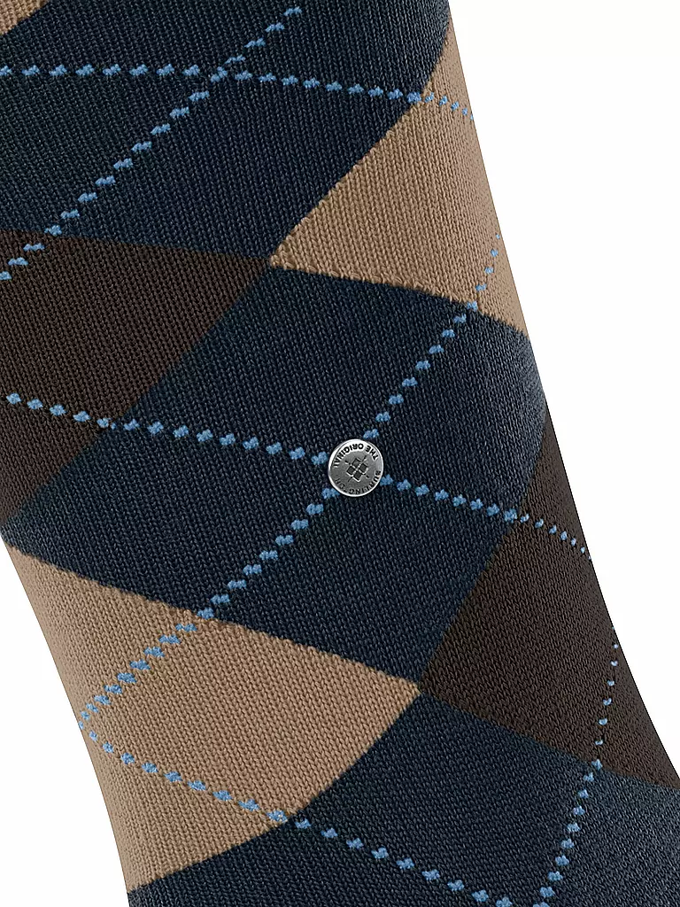 BURLINGTON | Calze al ginocchio da uomo EDINBURGH 40-46 blu navy | 