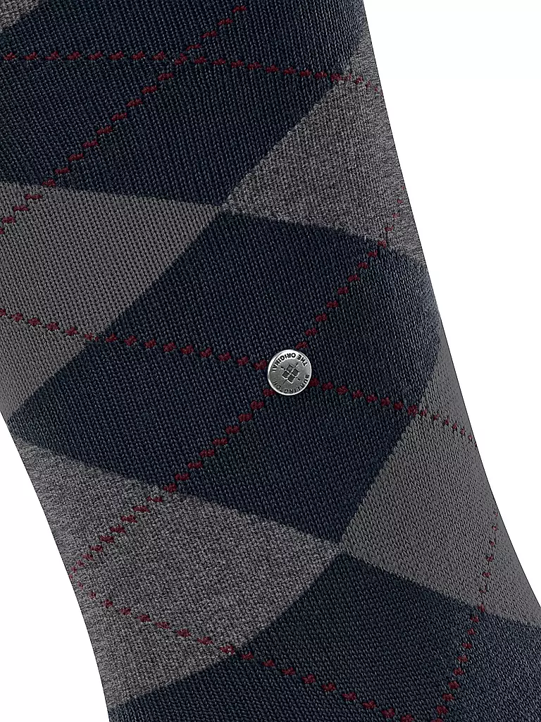 BURLINGTON | Calze al ginocchio da uomo EDINBURGH 40-46 blu navy | 