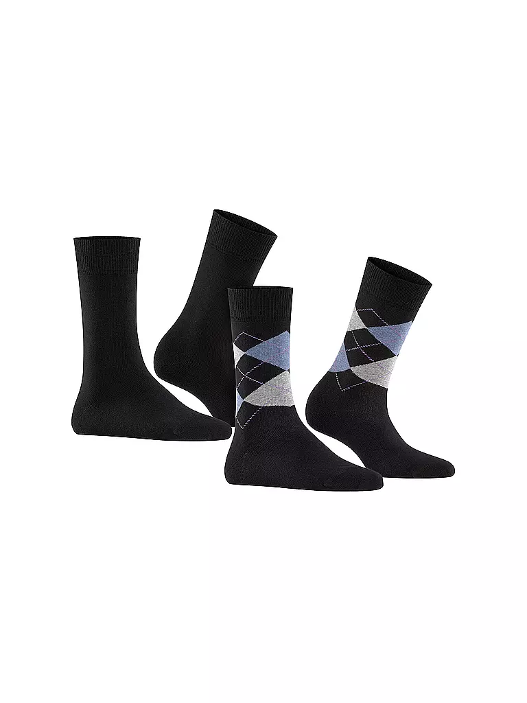 BURLINGTON | Calze da donna EVERYDAY, confezione da 2 paia, 36-41, nere | 