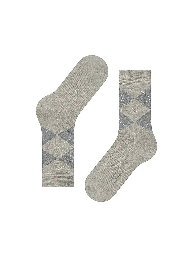 BURLINGTON | Calze da donna LUREX MARYLEBONE 36-41 grigio chiaro | Grigio chiaro