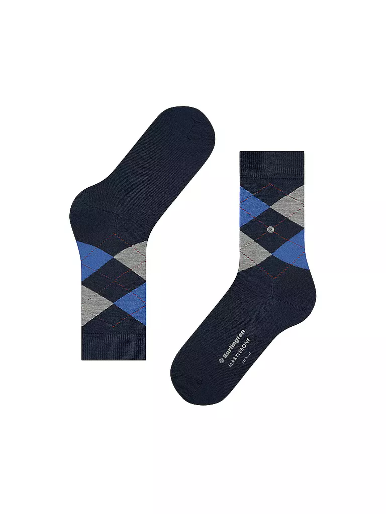 BURLINGTON | Calze da donna MARYLEBONE 36-41 blu navy | 