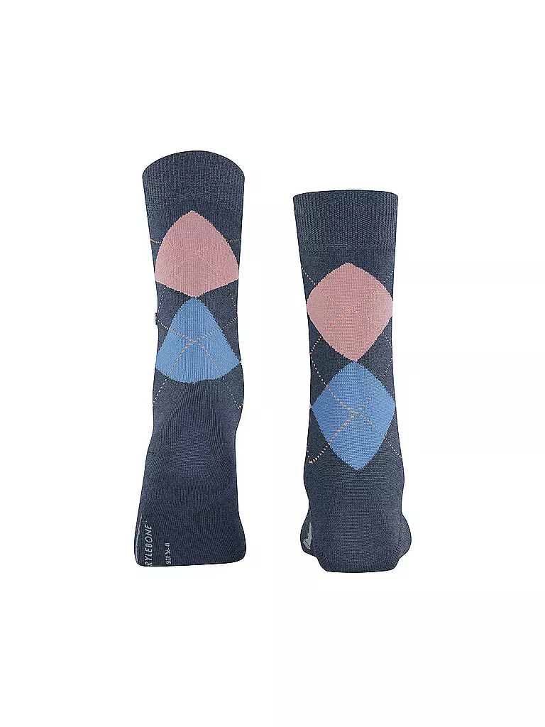 BURLINGTON | Calze da donna MARYLEBONE 36-41 blu scuro melange | 