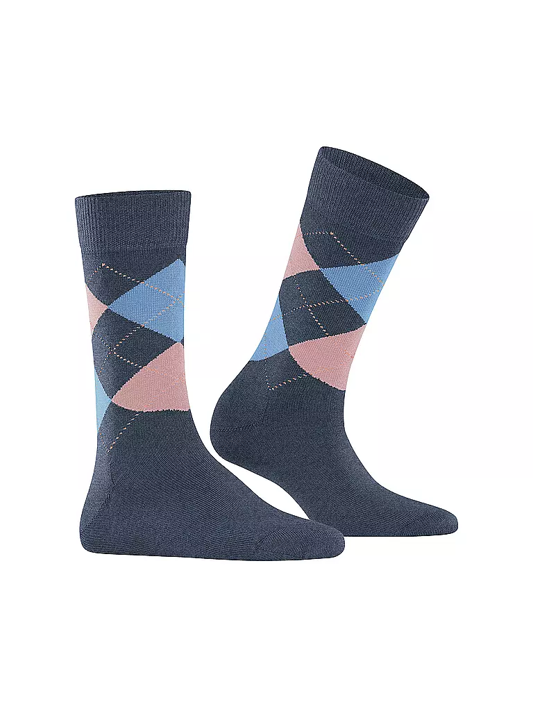 BURLINGTON | Calze da donna MARYLEBONE 36-41 blu scuro melange | 