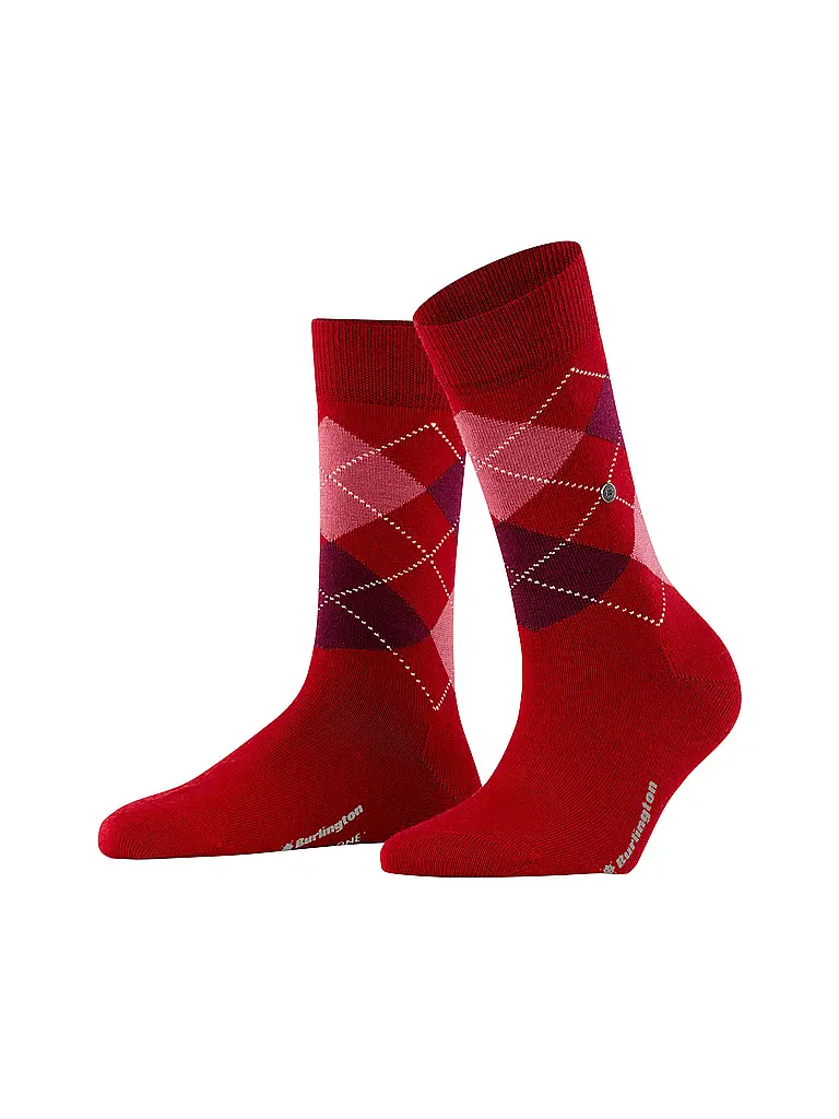 BURLINGTON | Calze da donna MARYLEBONE 36-41 cranberry | Rosso