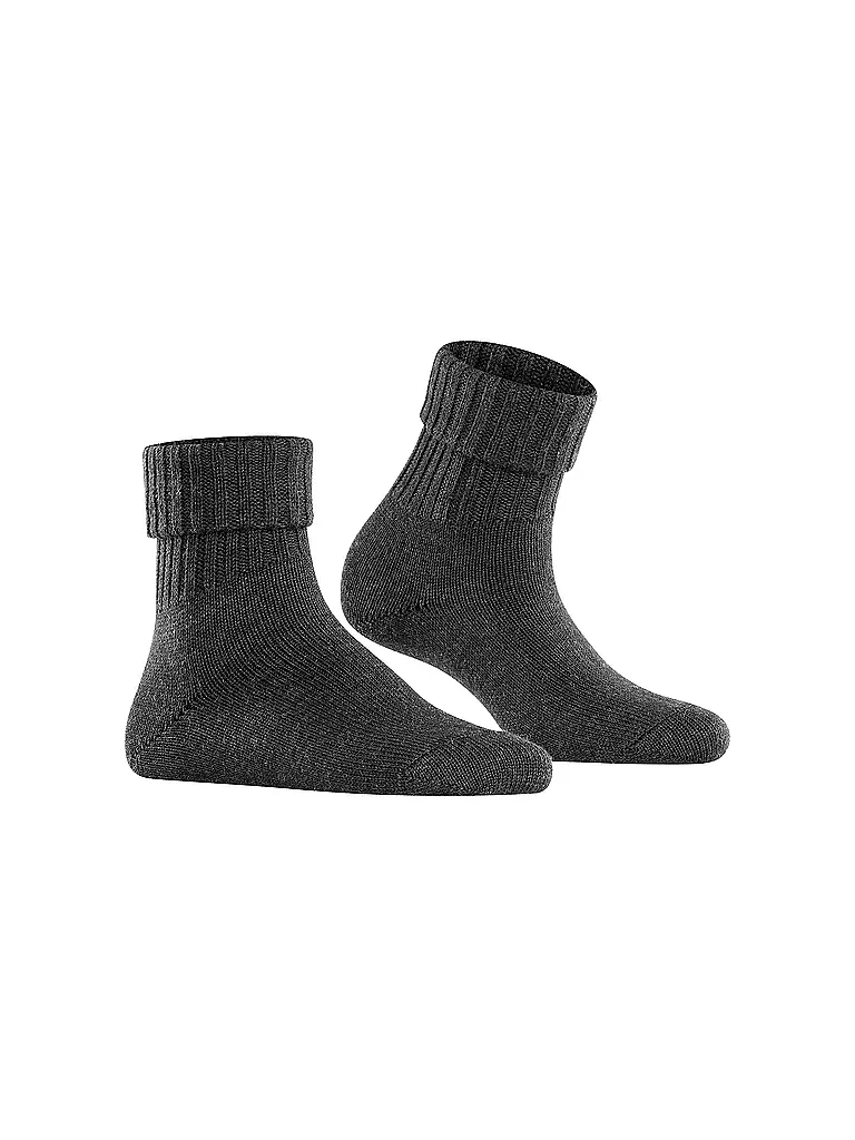 BURLINGTON | Calze da donna PLYMOUTH 36-41 antracite melange | Grigio