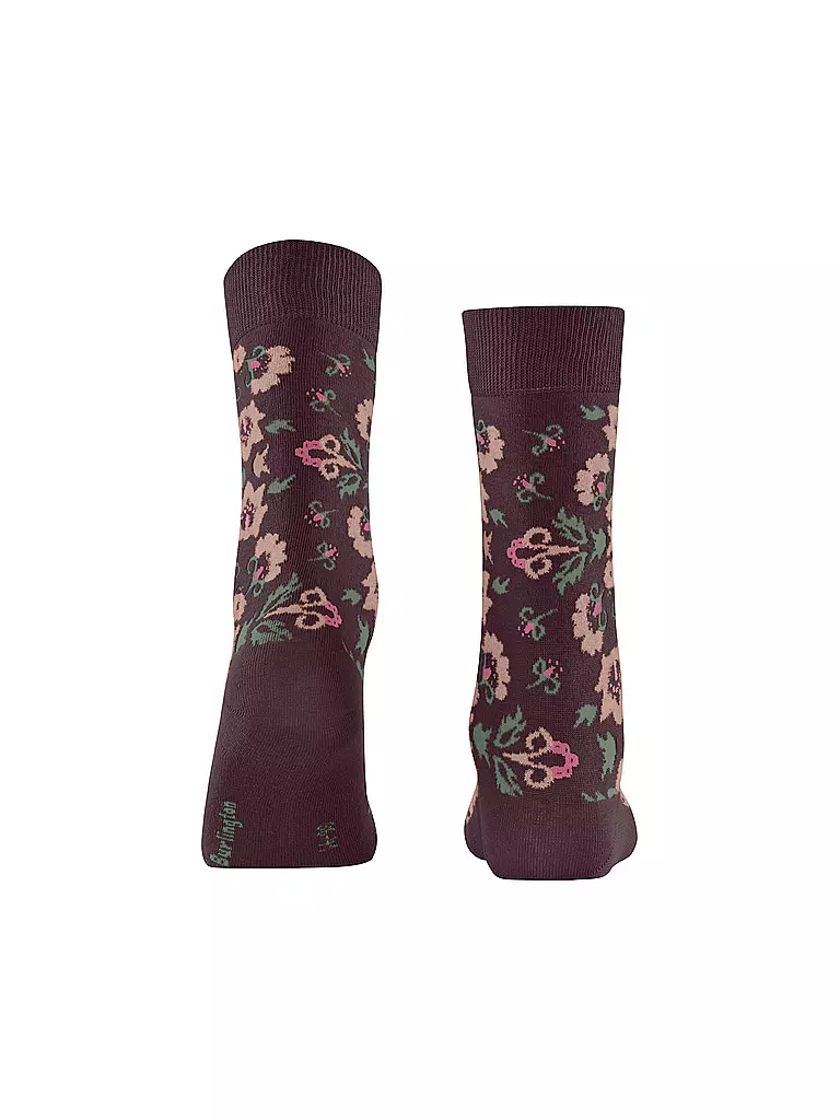 BURLINGTON | Calze da donna VELVET BLOOMS 36-41 barolo | 