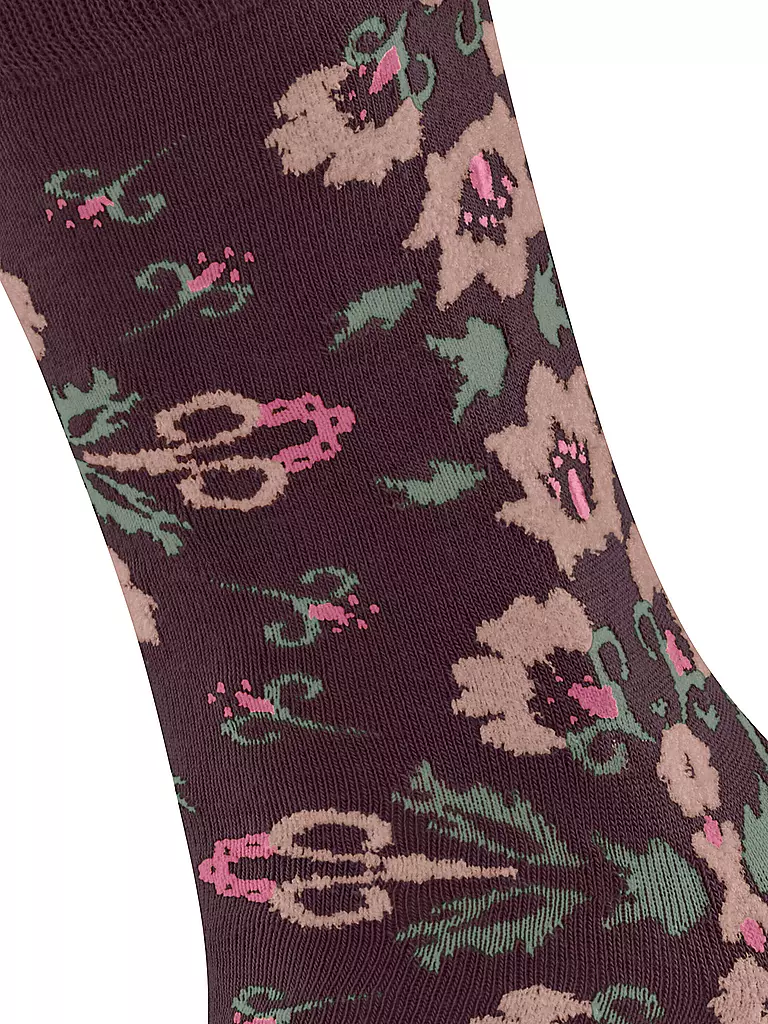 BURLINGTON | Calze da donna VELVET BLOOMS 36-41 barolo | 