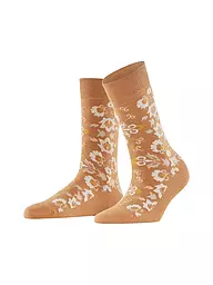 BURLINGTON | Calze da donna VELVET BLOOMS 36-41 blu navy | Marrone