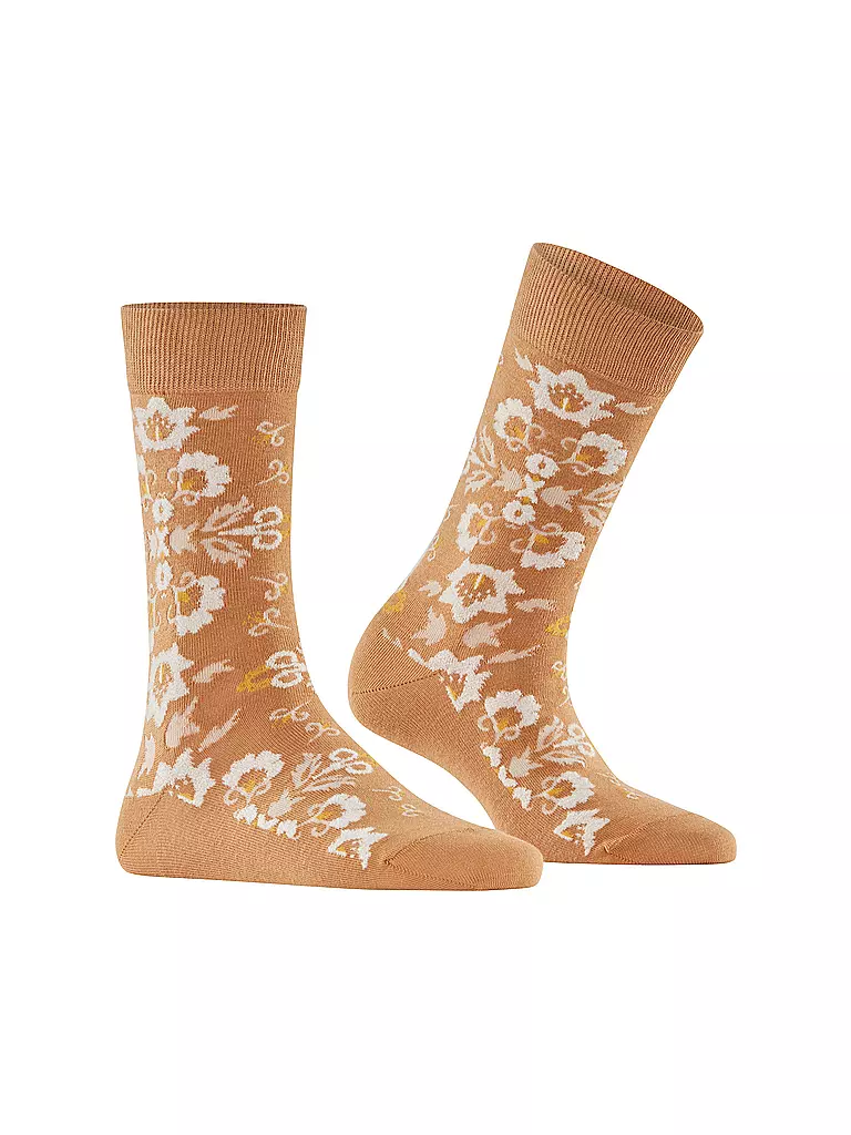 BURLINGTON | Calze da donna VELVET BLOOMS 36-41 zucchero di canna | 