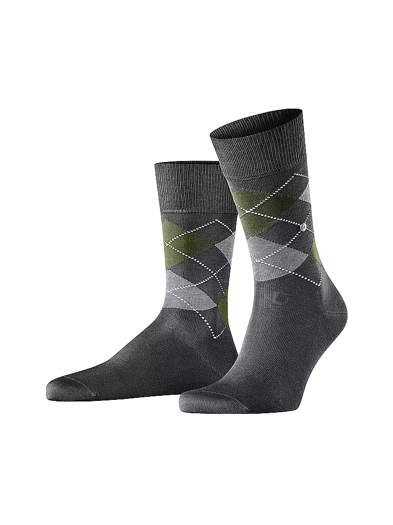 BURLINGTON | Calze da uomo 40-46 MANCHESTER antracite mélange | Grigio
