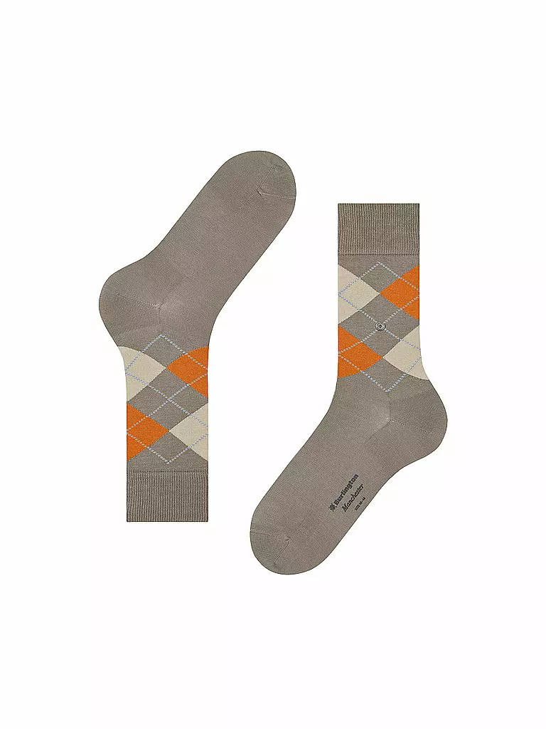 BURLINGTON | Calze da uomo 40-46 MANCHESTER cognac | Grigio