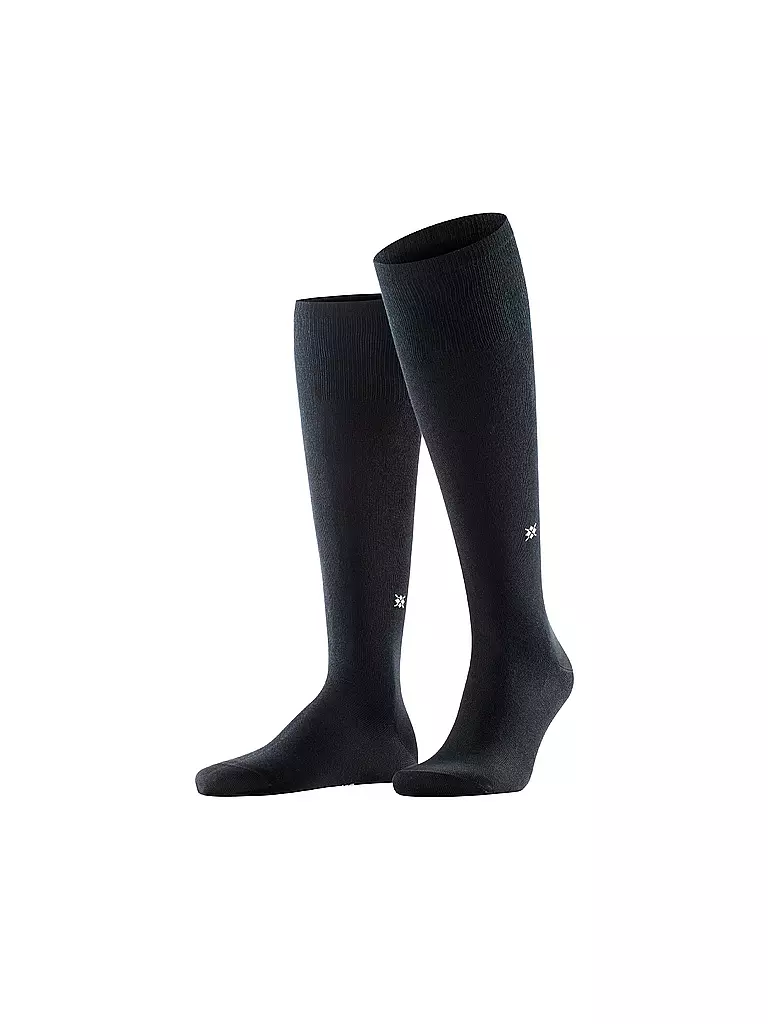 BURLINGTON | Calze da uomo DUBLIN 40-46 nere | Nero