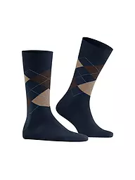 BURLINGTON | Herren Socken EDINBURGH blush | Blu scuro