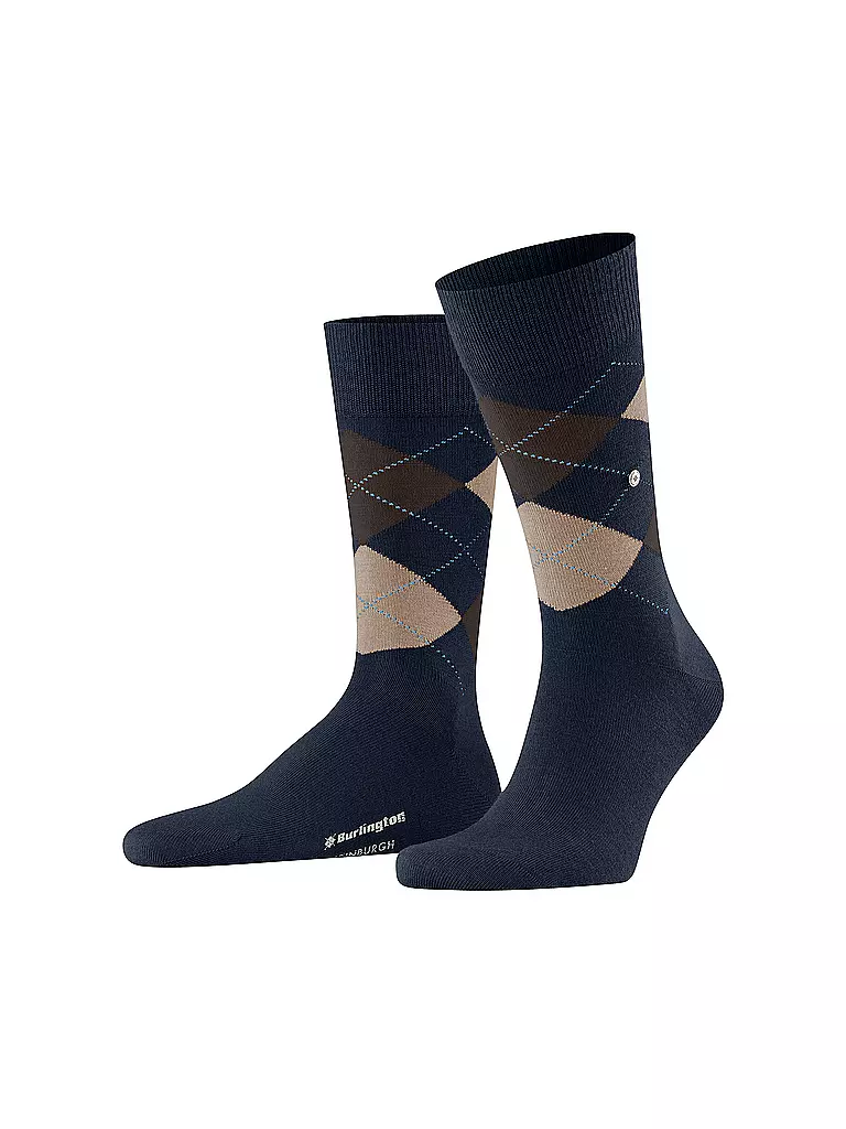 BURLINGTON | Calze da uomo EDINBURGH 40-46 blu navy | 