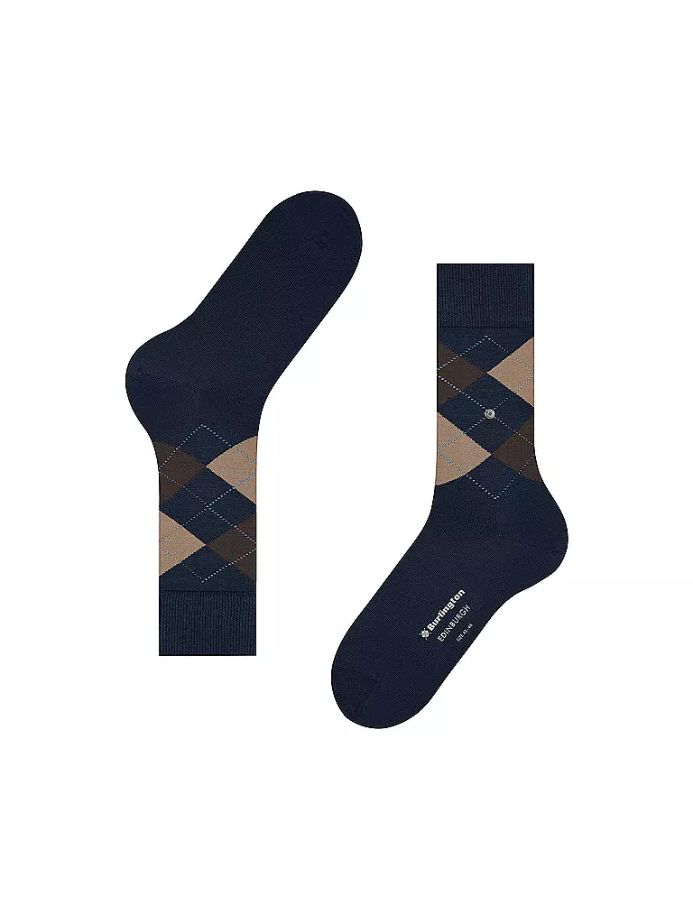 BURLINGTON | Calze da uomo EDINBURGH 40-46 blu navy | 