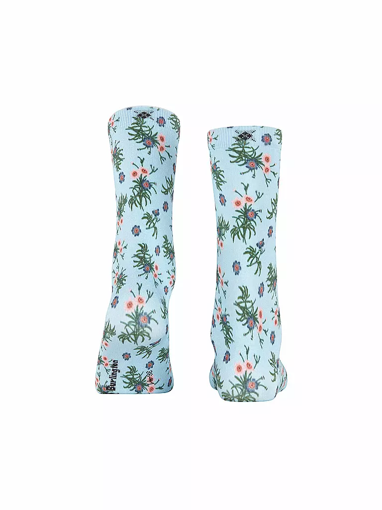 BURLINGTON | Calze FLORAL ROMANCE 36-41 azzurro | 