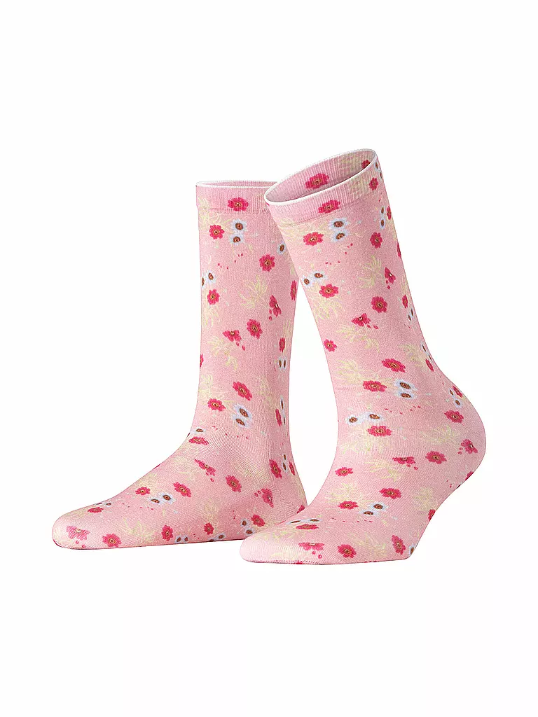 BURLINGTON | Calze FLORAL ROMANCE 36-41 rosa cipria | Rosa