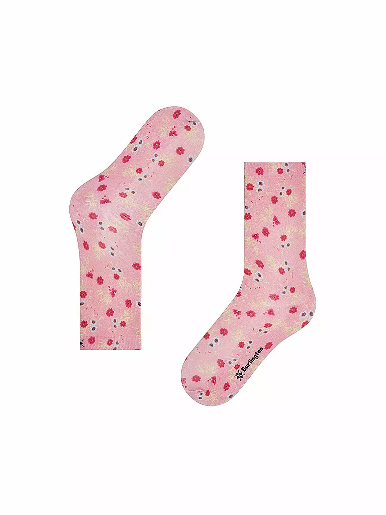BURLINGTON | Calze FLORAL ROMANCE 36-41 rosa cipria | 