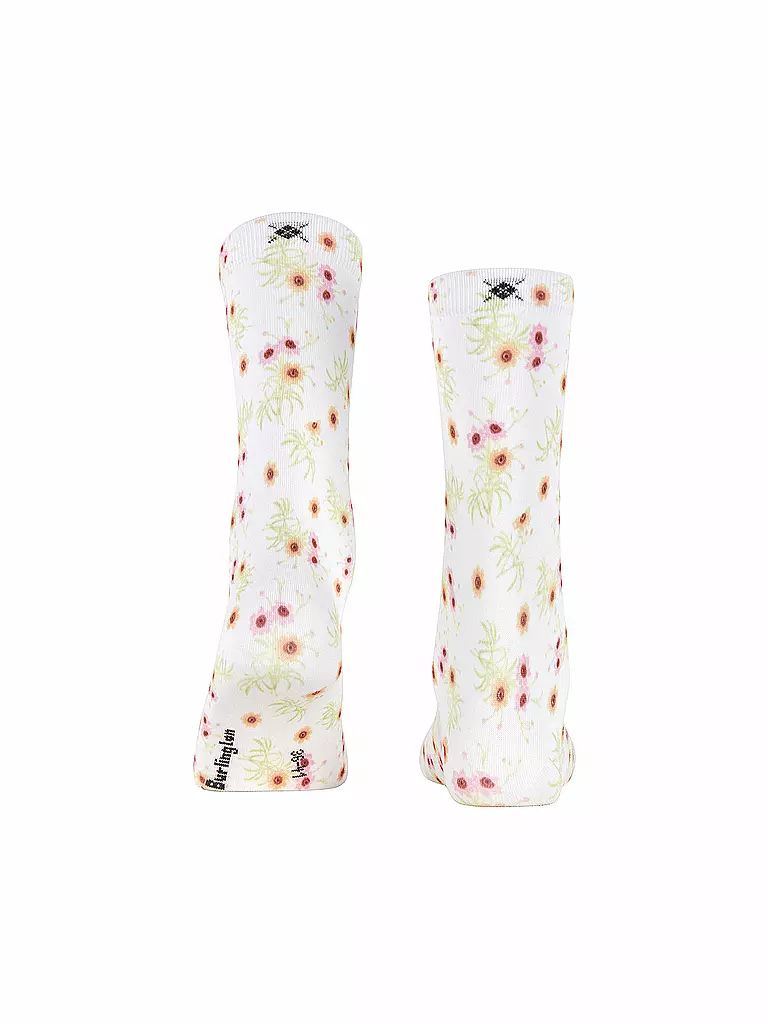 BURLINGTON | Calze FLORAL ROMANCE 36-41 white | 