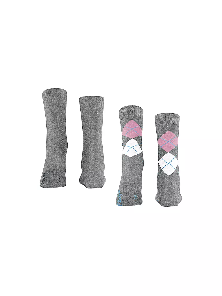 BURLINGTON | Calzini da donna EVERYDAY, confezione da 2, 36-41 grigio chiaro | 