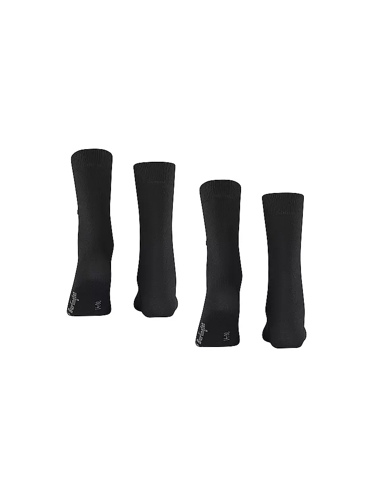 BURLINGTON | Calzini da donna EVERYDAY, confezione da 2, 36-41 nero | 