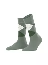 BURLINGTON | Calze da donna MARYLEBONE 36-41 marrone scuro | Verde chiaro