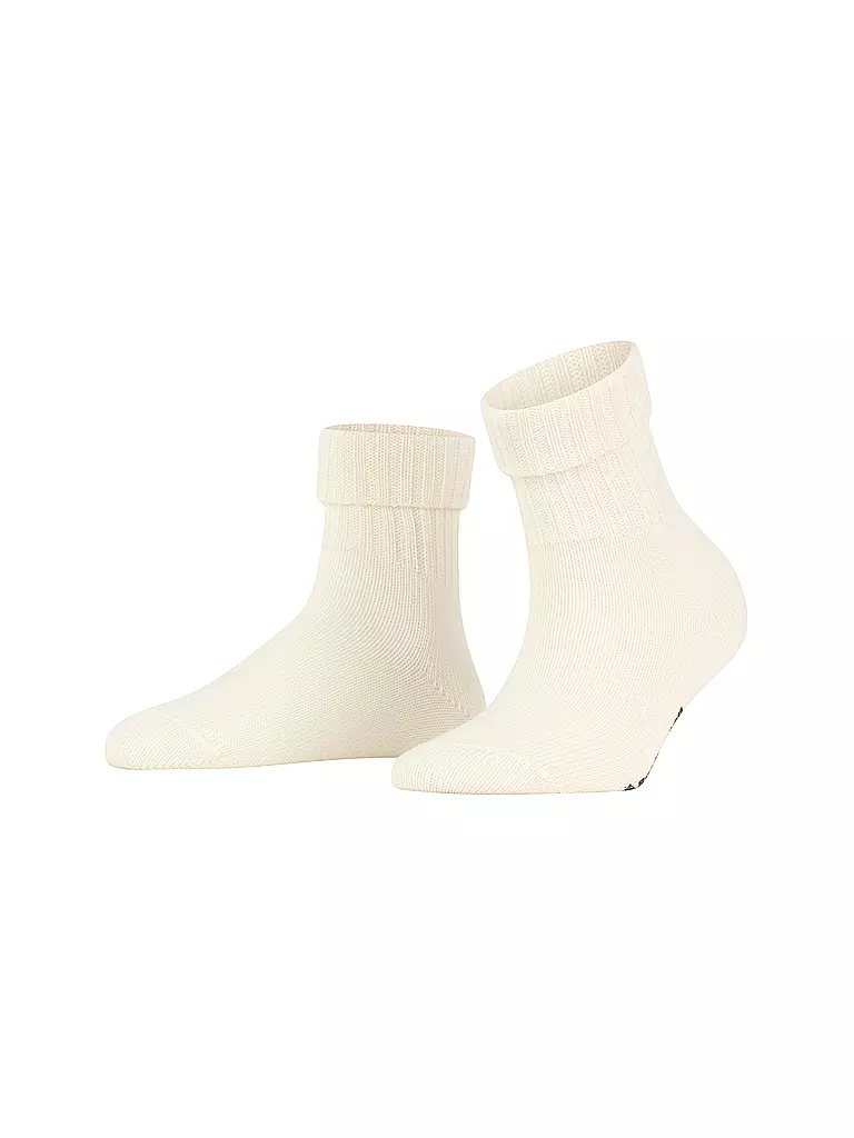 BURLINGTON | Calzini da donna PLYMOUTH 36-41 bianco lana | Crema