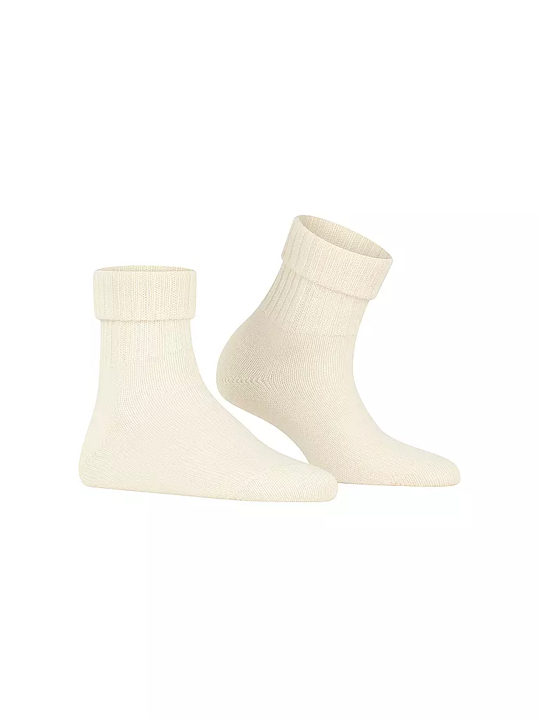 BURLINGTON | Calzini da donna PLYMOUTH 36-41 bianco lana | 