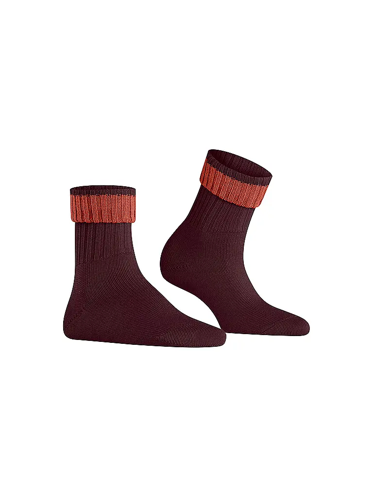 BURLINGTON | Calzini da donna PLYMOUTH 36-41 vinaccia | 