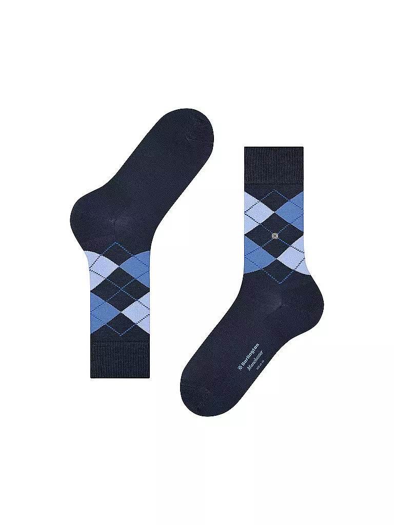 BURLINGTON | Calzini da uomo 40-46 MANCHESTER blu navy | 