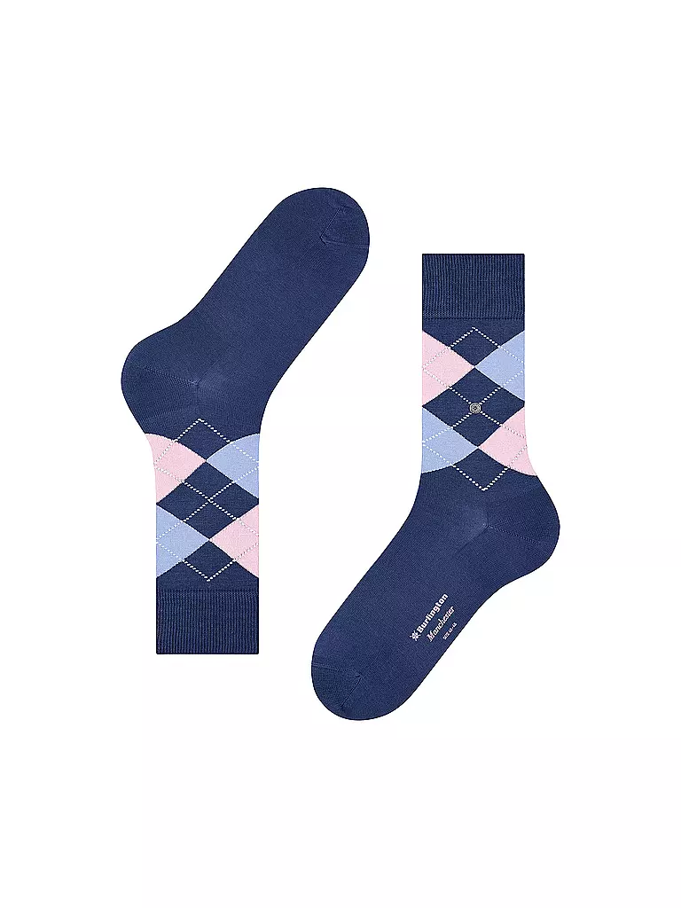 BURLINGTON | Calzini da uomo 40-46 MANCHESTER blu notte |