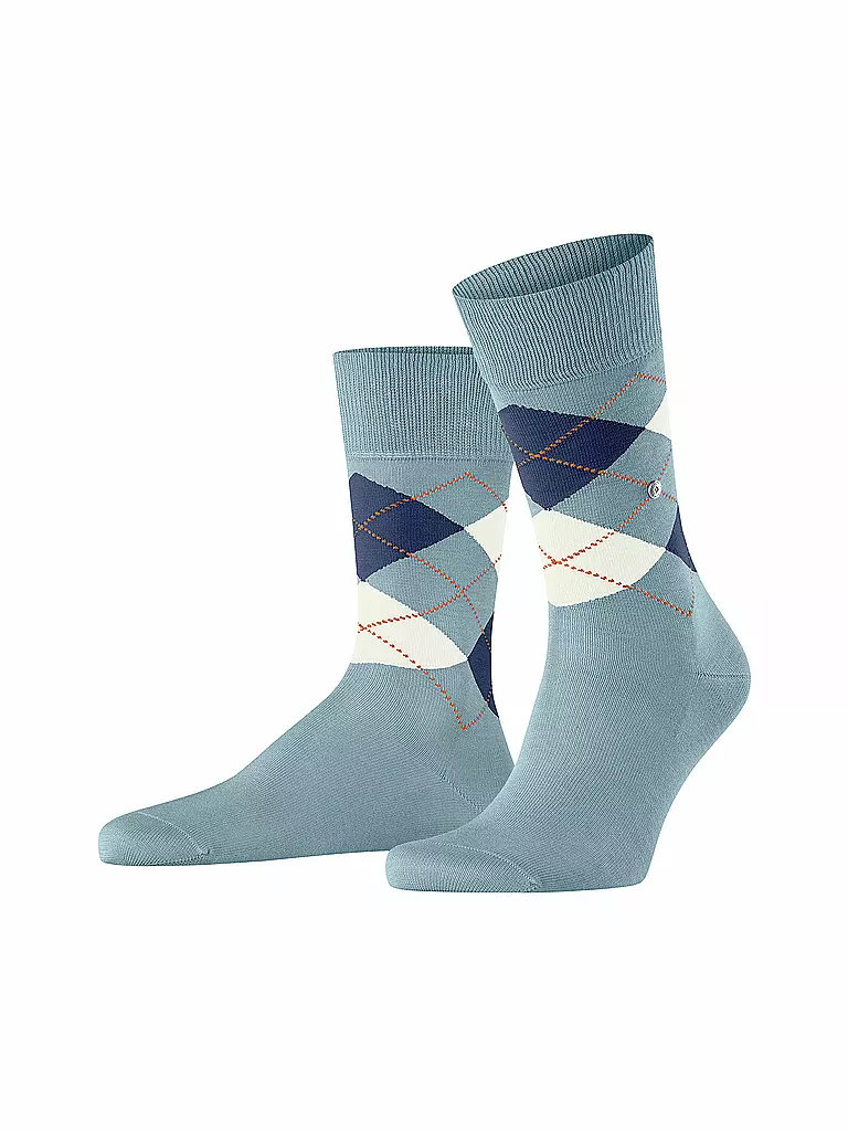 BURLINGTON | Calzini da uomo 40-46 MANCHESTER fresco | Blu