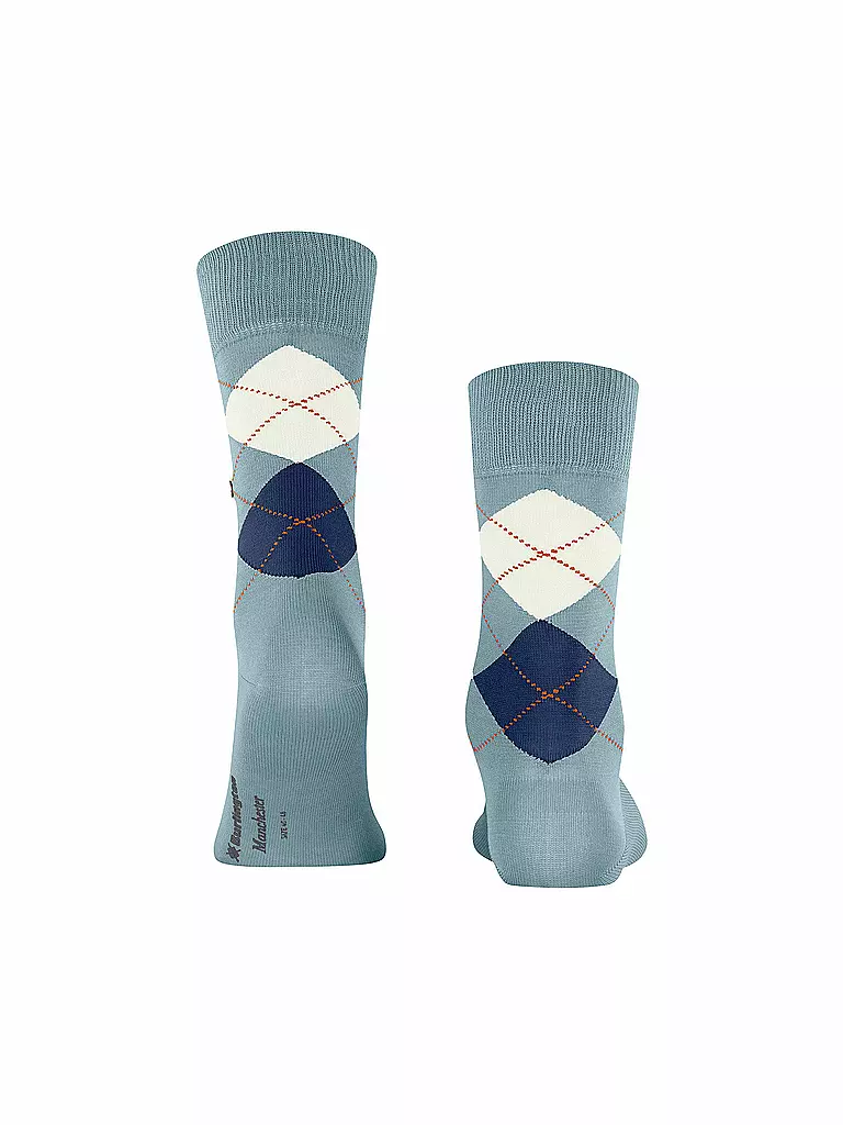 BURLINGTON | Calzini da uomo 40-46 MANCHESTER fresco | Blu