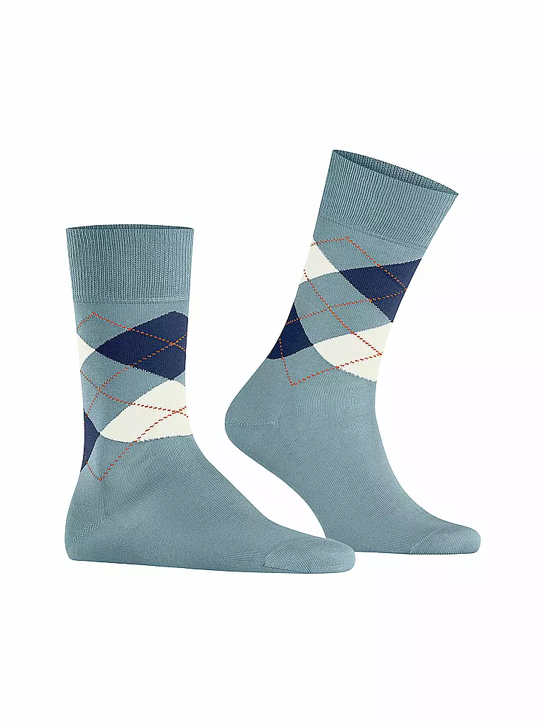 BURLINGTON | Calzini da uomo 40-46 MANCHESTER fresco | Blu