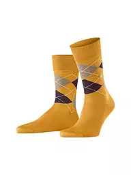 BURLINGTON | Calzini da uomo MANCHESTER 40-46 chocolate | Giallo