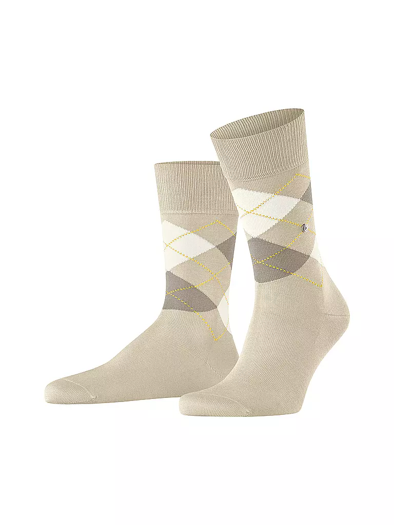 BURLINGTON | Calzini da uomo 40-46 MANCHESTER gravel | Crema
