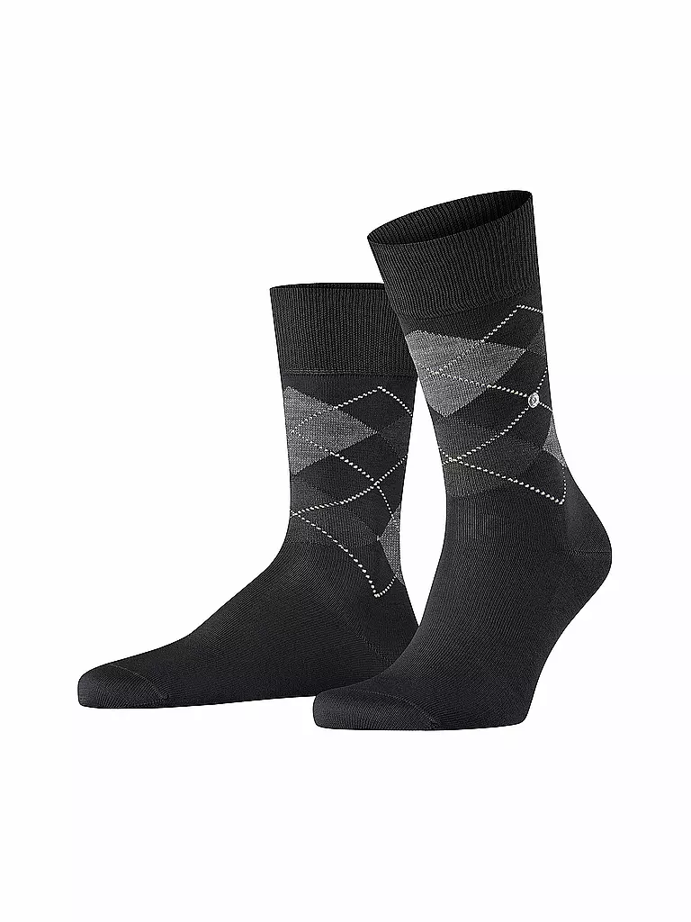 BURLINGTON | Calzini da uomo 40-46 MANCHESTER neri | Nero