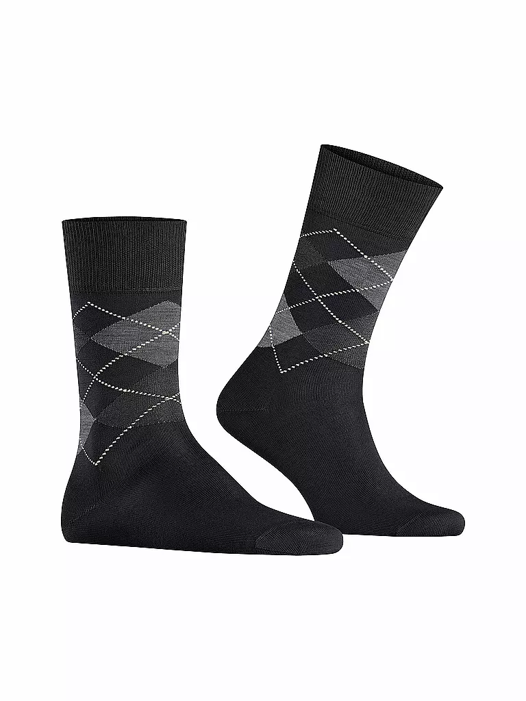 BURLINGTON | Calzini da uomo 40-46 MANCHESTER neri | Nero