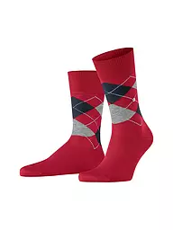 BURLINGTON | Calzini da uomo MANCHESTER 40-46 chocolate | Rosso