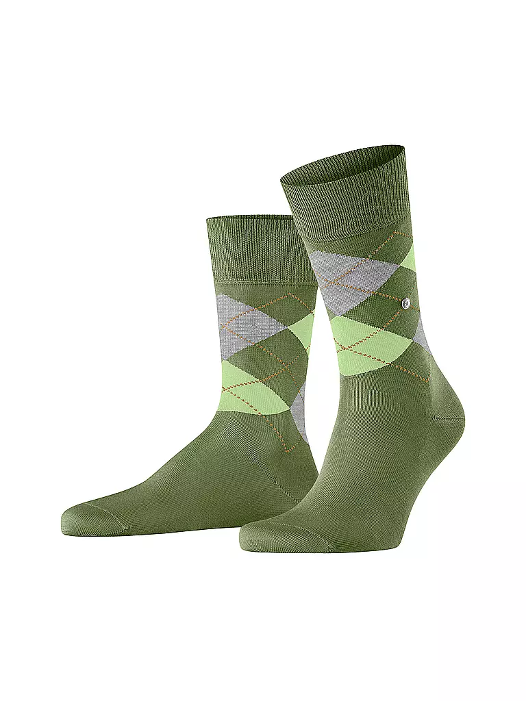 BURLINGTON | Calzini da uomo 40-46 MANCHESTER shamrock | Oliva