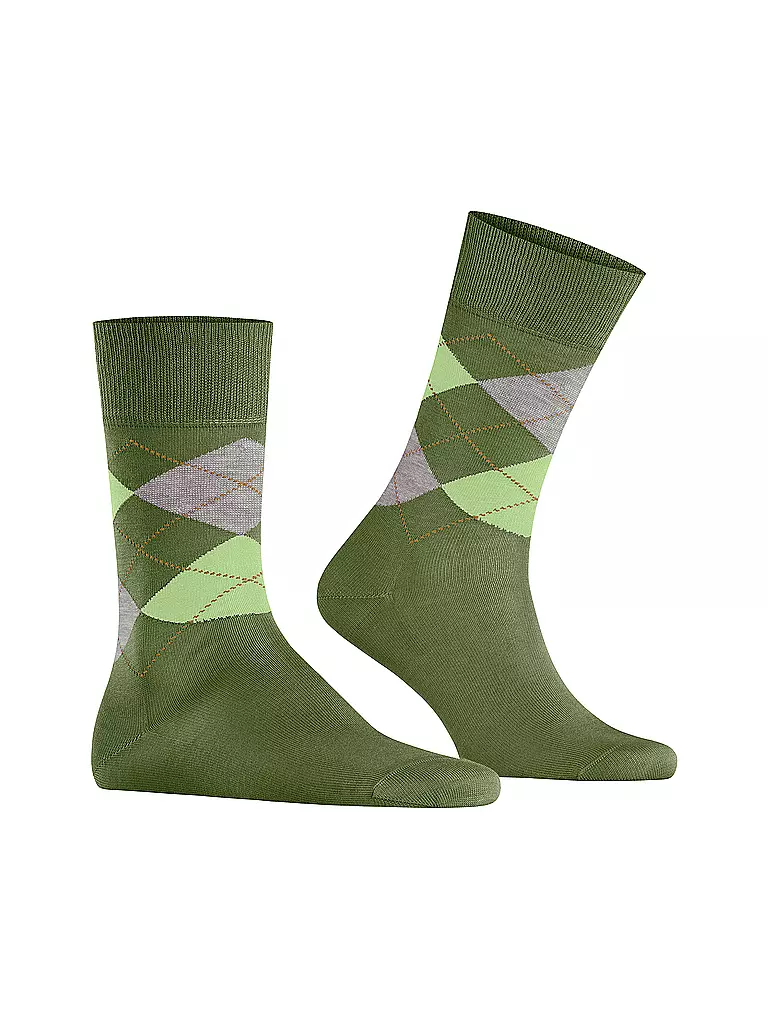 BURLINGTON | Calzini da uomo 40-46 MANCHESTER shamrock | Oliva